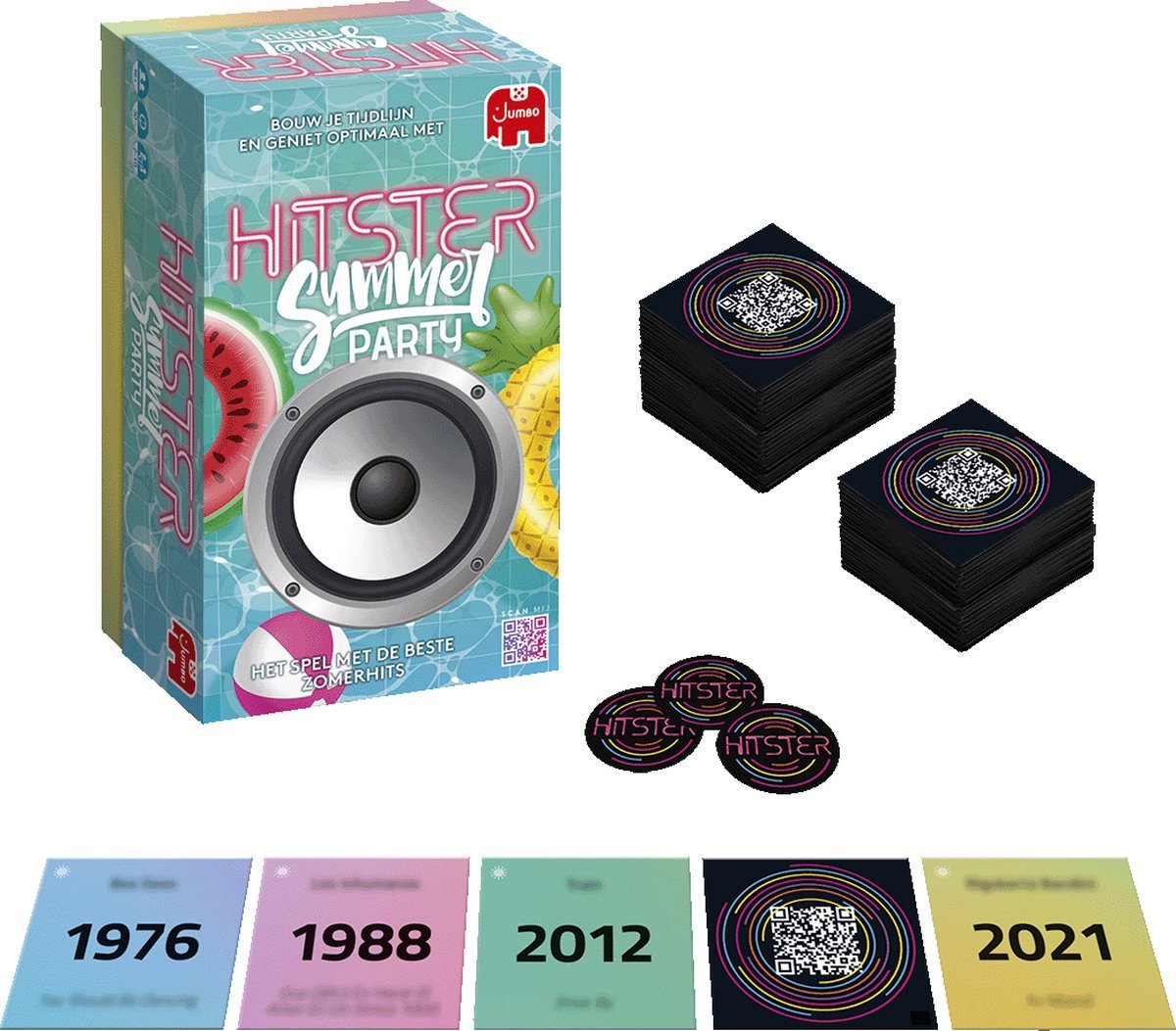 Hitster - Summer Party! - Nederlandstalig Partyspel - Afbeelding 2